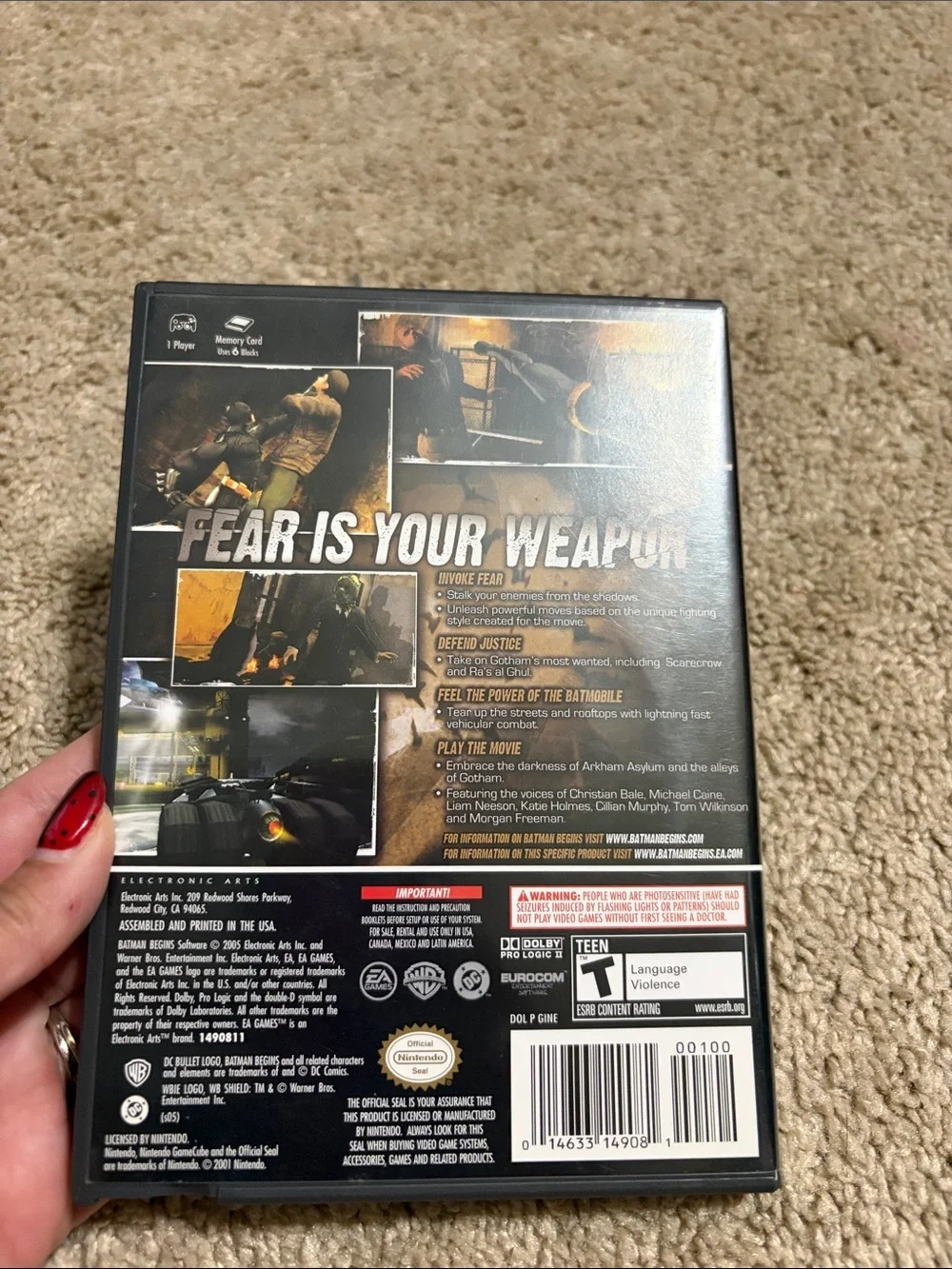 Batman Begins Nintendo GameCube